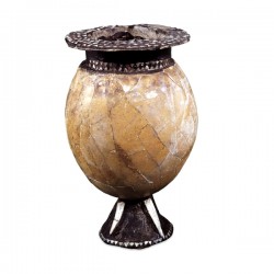 Ostrich Egg Jar